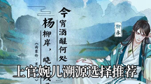 《墨魂》上官婉儿溯源选择推荐