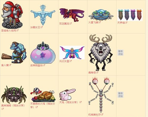 泰拉瑞亚最全boss汇总