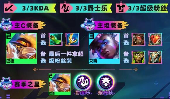 云顶之弈手游S10爵士巴德阵容玩法介绍