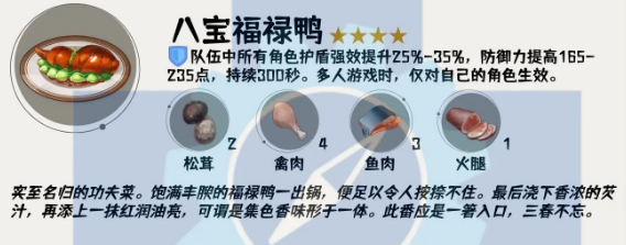 原神4.4版本新食谱介绍 原神4.4版本新食谱介绍