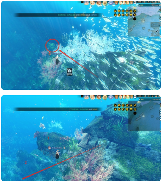 逆水寒2.0第四章鳞波珠位置详解