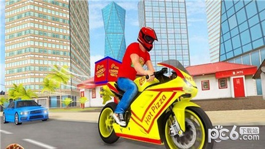 披萨自行车游戏截图-2