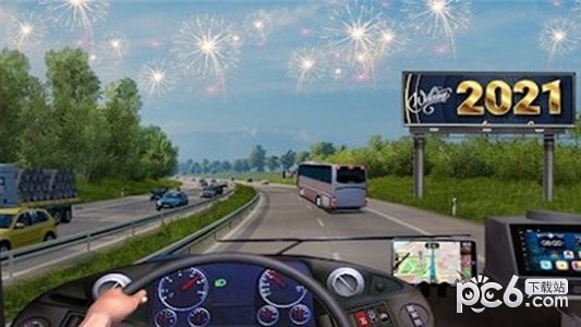 驾驶巴士赛跑游戏截图-2