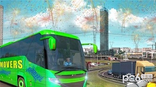 驾驶巴士赛跑游戏截图-3