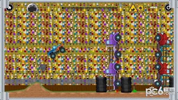 怪物卡车特技和比赛游戏截图-1