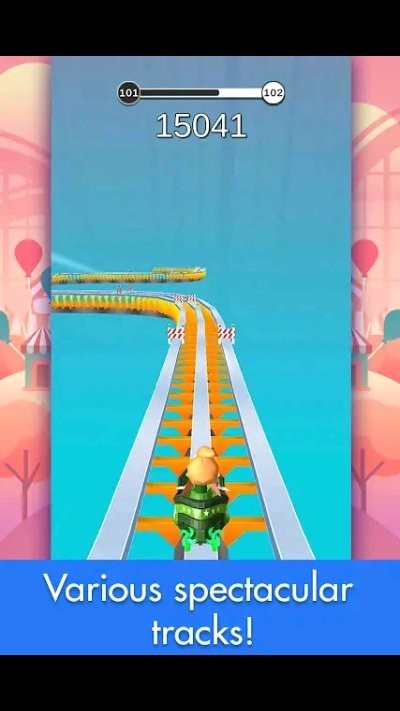 Coaster Rush(过山车之旅游戏)游戏截图-3