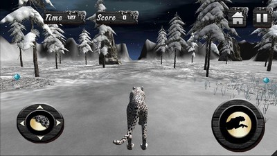 3D野生雪豹游戏截图-2