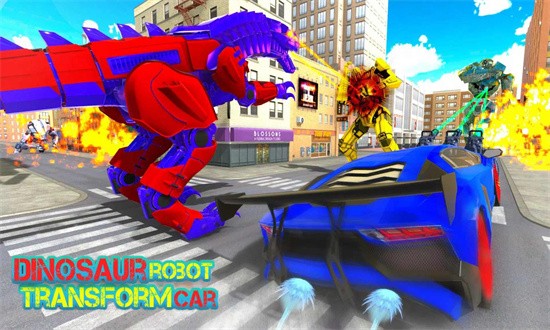 恐龙汽车机器人改造(Dinosaur Robot Transform)游戏截图-2