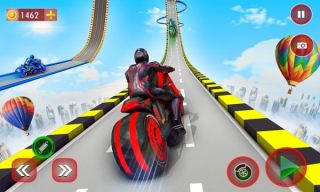 霓虹赛车坡道(Light Bike Stunt)游戏截图-1