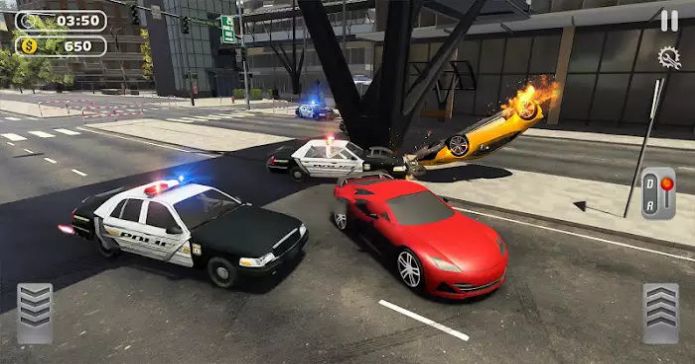 美国城市警车追逐游戏截图-3