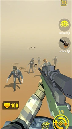 僵尸射手射击游戏截图-1