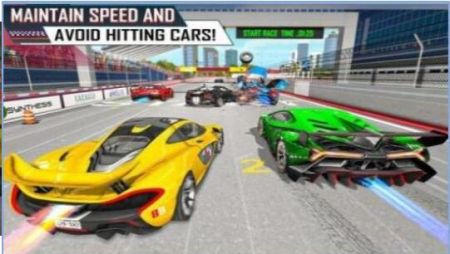 超级汽车轨道赛Super Car Track Racing游戏截图-2