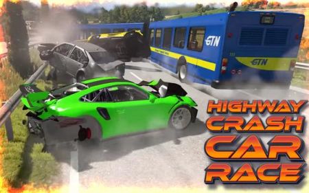 高速公路撞车比赛Highway Crash Car Race游戏截图-1