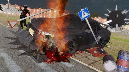 僵尸杀戮粉碎车Zombie Killing Smash Car截图2